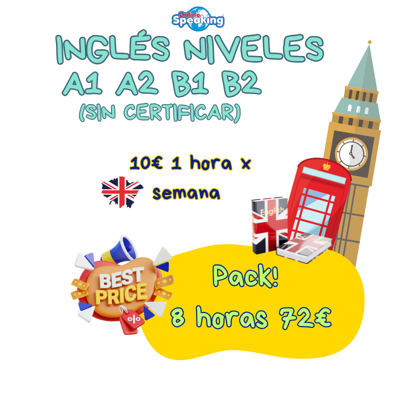 Precios de clases de inglés online a1 a2 b1 b2